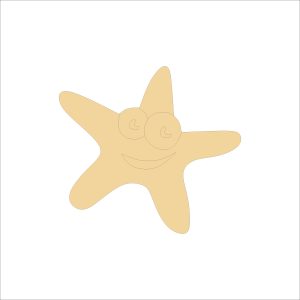 Star fish mdf cutout