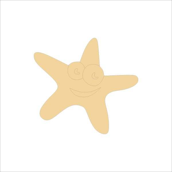 14 Star fish mdf cutout