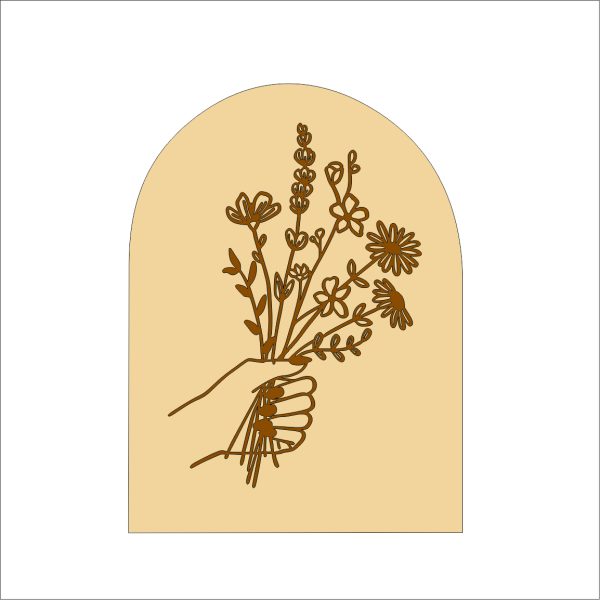 15 Flowers pre-marked bases