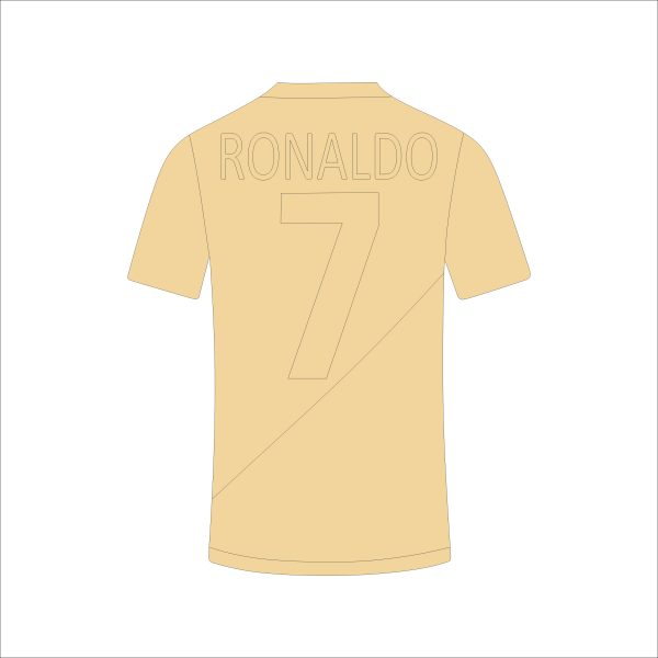 4 Ronaldo mdf Cutout